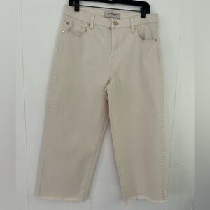 Liverpool Los Angeles Women's Wide Leg Cropped Jeans 12/31P Seaside Dunes Color